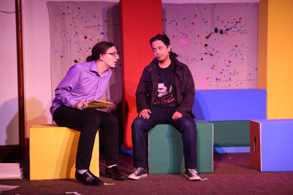 Anthony Case (left) as Aiden and Morgan Stanton (right) as Ray in John Bavoso's "Direct Deposit" 📷 Robin Davis Miller