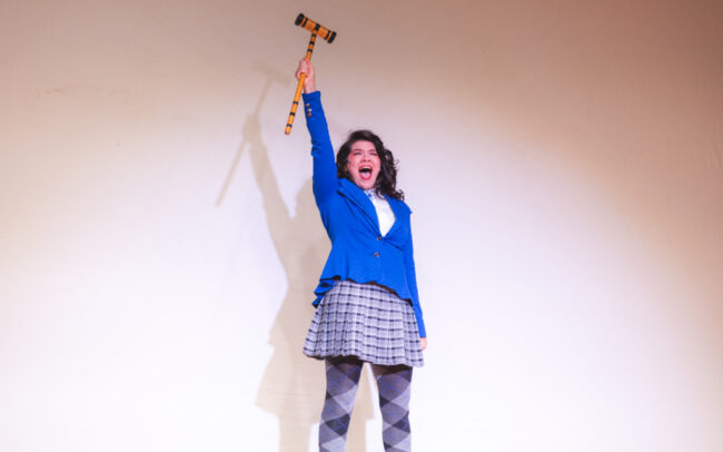 Molly McVicker as Veronica Sawyer in Heathers at Third Wall Productions 📷 Matthew Peterson