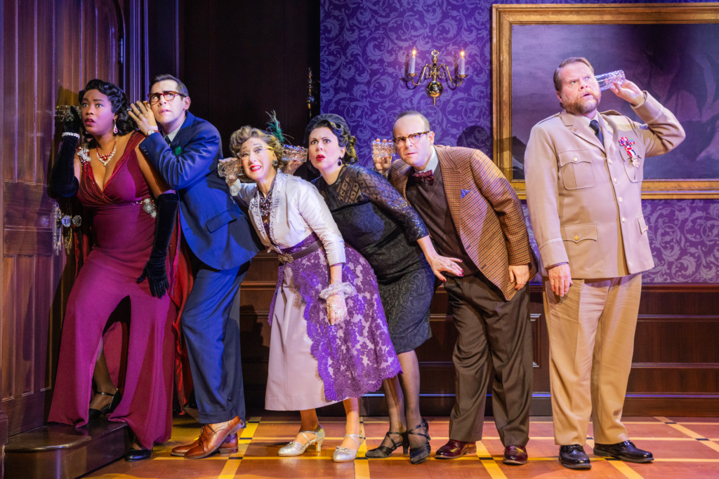 The Company of the North American Tour of Clue 📷 Evan Zimmerman for MurphyMade