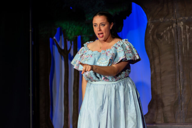 Calla Fuqua as Cinderella in Into The Woods at Woodbrook Players 📷  Justin Camejo