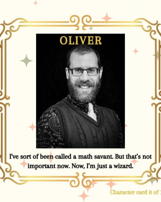 Will as Oliver in Puffs at Rogue Swan