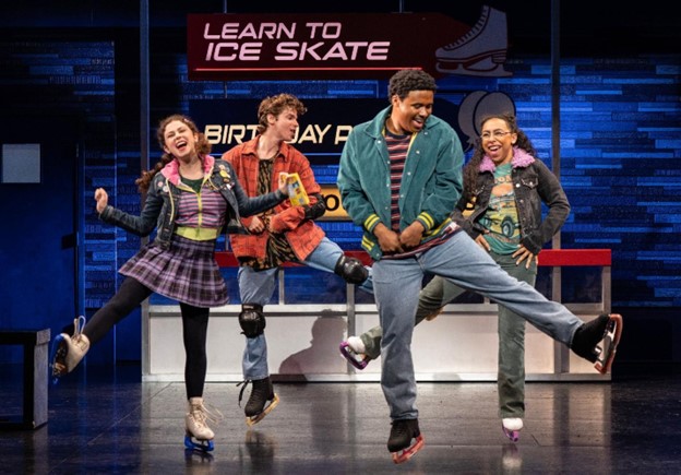 Skye Alyssa Friedman, Pierce Wheeler, Darron Hayes and Grace Capeless in the National Tour of Kimberly Akimbo 📷 Joan Marcus