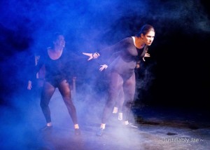 Two of the three Witches- (L- Lauren Beward and R- Diane Samuelson)