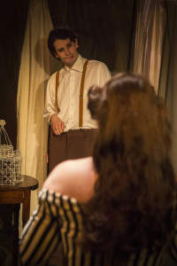 Matthew Lee as John Merrick in The Elephant Man at Maryalnd Ensemble Theatre