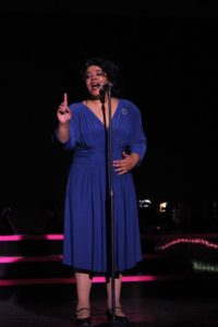 Corisa Myers as Effie in Dreamgirls at Tantallon Community Players