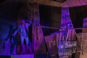 Evan Casey as the titular character in Floyd Collins at 1st Stage