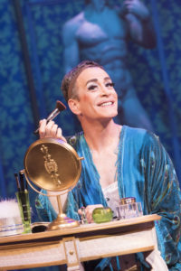 Bobby Smith (Albin) in La Cage Aux Folles now playing at Signature Theatre through July 10, 2016.