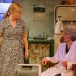 Gené Fouché (left) as Maureen and Julie Herber (right) as Mag in The Beauty Queen of Leenane at Maryland Ensemble Theatre 📷 Spence Photographics