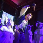Lucas White (center) as Quasimodo in The Hunchback of Notre Dame at Woods Memorial Presbyterian Church 📷 Audrey D. Lengbeyer