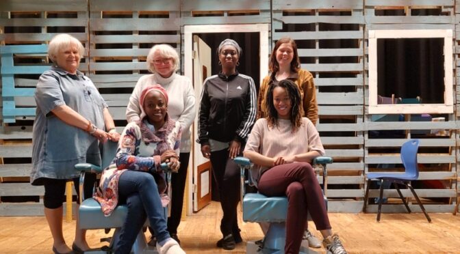 The cast of Steel Magnolias at Just Off Broadway