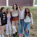 (L to R) Graduating Seniors of Children's Playhouse of Maryland's Rent- Callie Fey, Bella Comotto, Xander Bell, Callum Howard, and Amelia Grace Watts
