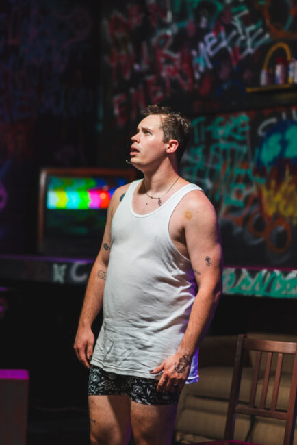 Pat Collins a Tunny in American Idiot at Street Lamp Community Theatre 📷 Matthew Peterson