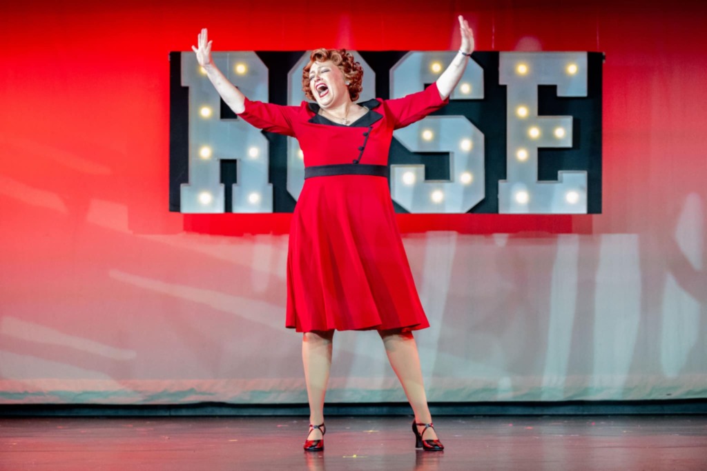 Liz Marion as Rose in Gypsy at Scottfield Theatre Company 📷 STC