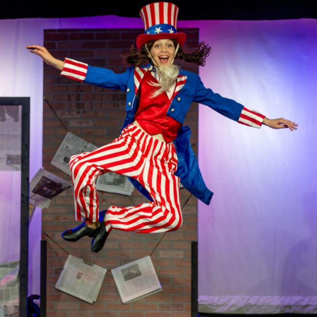 Olivia Huth as Baby Louise in Gypsy at Scottfield Theatre Company đˇ STC