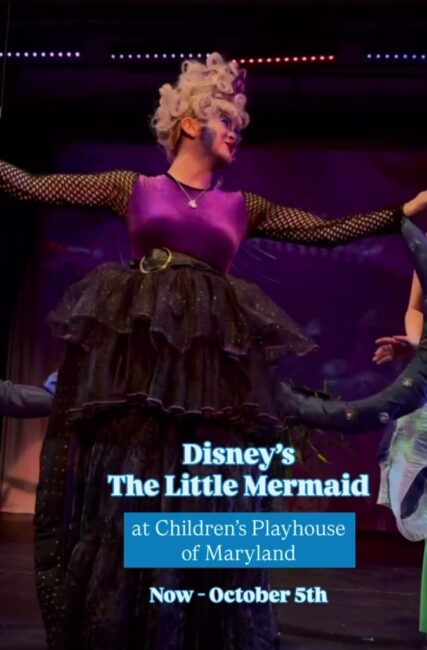 Catherine Ace Angelos as Ursula in Disney's The Little Mermaid at Children's Playhouse of Maryland