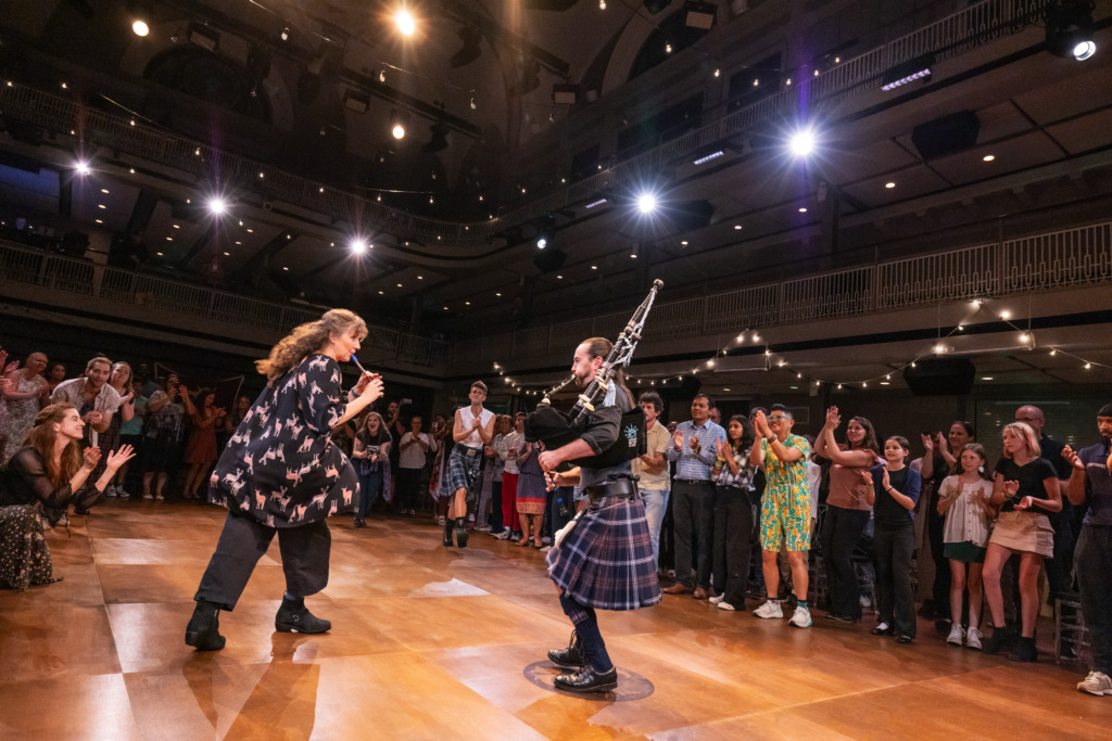 Annie Grace (left) and Jesse Ofgang in Ceilidh at The M&T Bank Exchange 📷 Matt Murphy