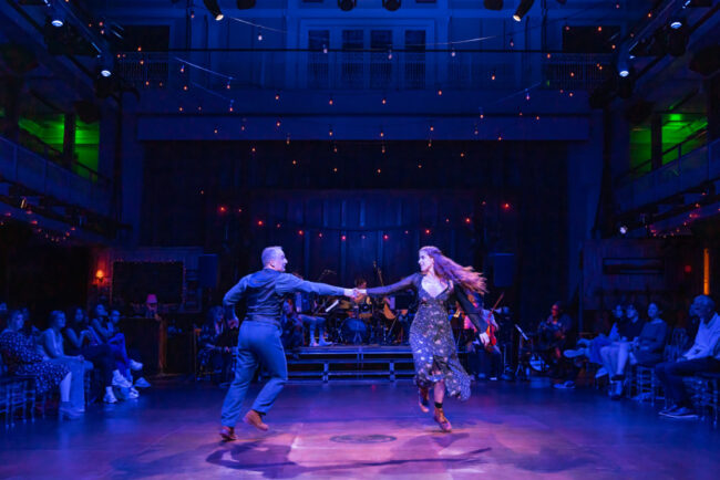 Euan Morton (left) and Courtney Bassett (right) in Ceilidh at The M&T Bank Exchange 📷 Matt Murphy