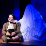 Brady Fiol (left) as Oliver and Jessica Preactor (isn't really there...right) in Oliver! 📷 Kevin Clasing