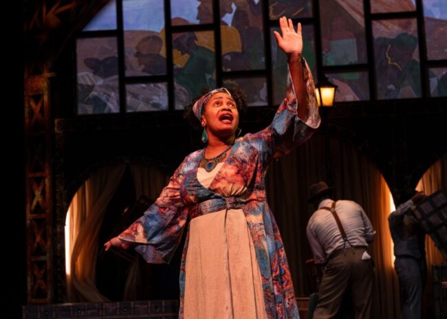 Lauren Davis as Griot in Shakespeare In Harlem at Chesapeake Shakespeare Company 📷 Kiirstn Pagan Photography
