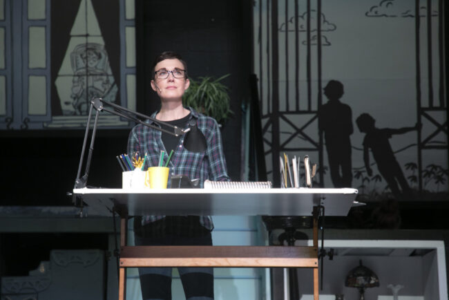 Katie Cashin as Alison in Fun Home at Silhouette Stages 📷 Shealyn Jae Photography