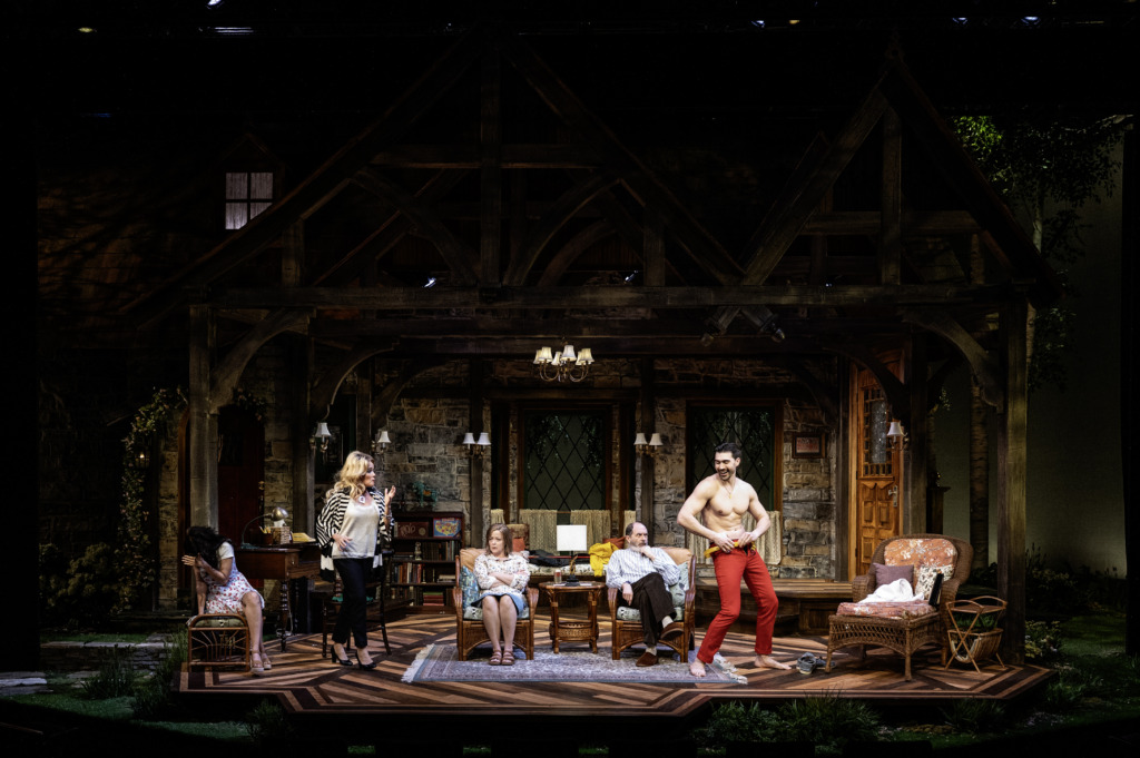 The cast of Vanya and Sonia and Masha and Spike at Everyman Theatre 📷 Teresa Castracane Photography