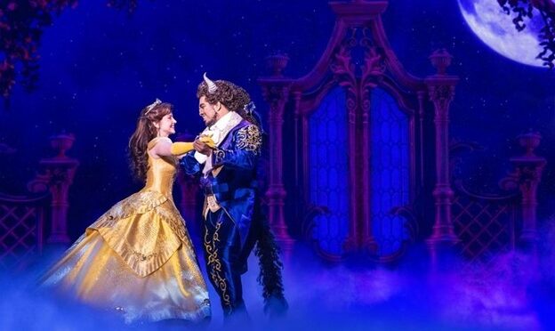 Kyra Belle Johnson and Fergie L. Philippe. Disney's Beauty and the Beast. Photo by Matthew Murphy. ©Disney