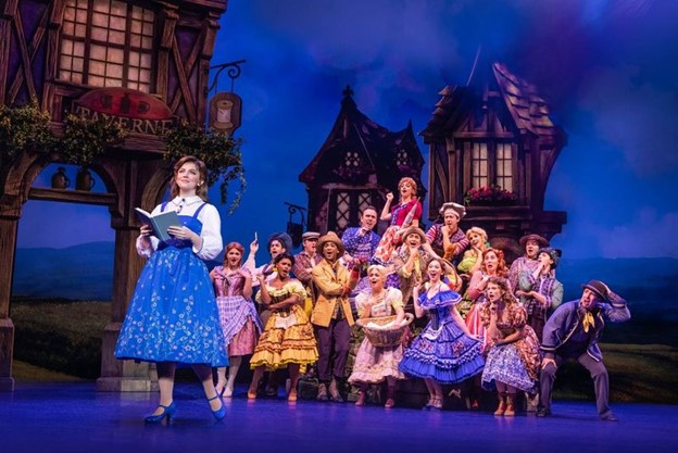 Kyra Belle Johnson and Company. Disney's Beauty and the Beast. Photo by Matthew Murphy. ©Disney