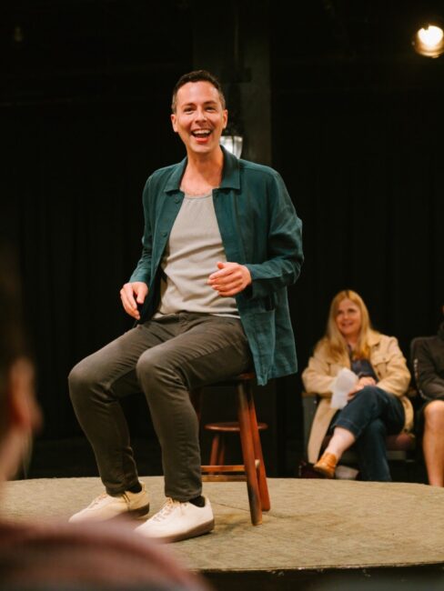 Jeremy Myers in Every Brilliant Thing at Maryland Ensemble Theatre