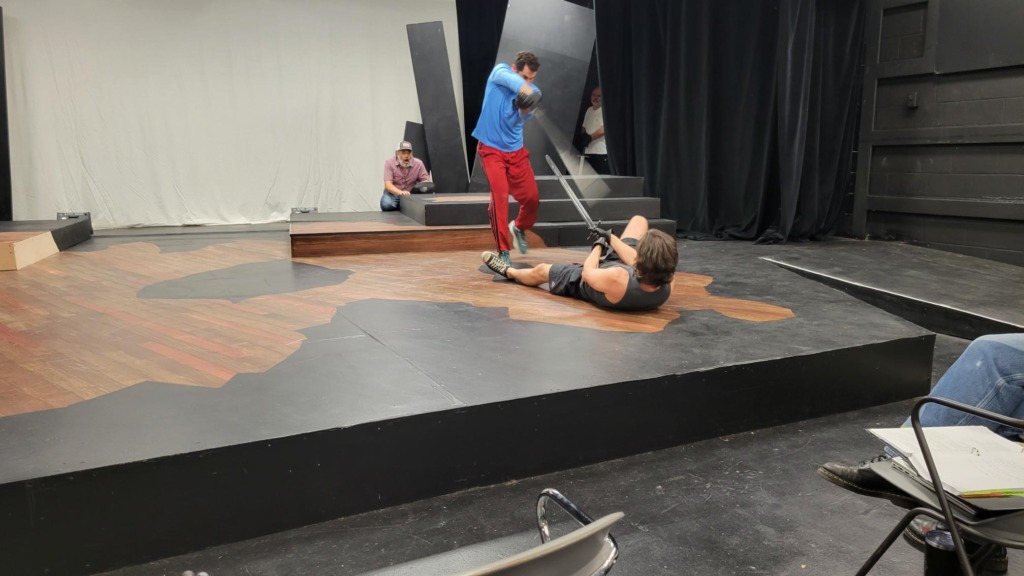 Henry IV in rehearsal 📷 Evan Crump