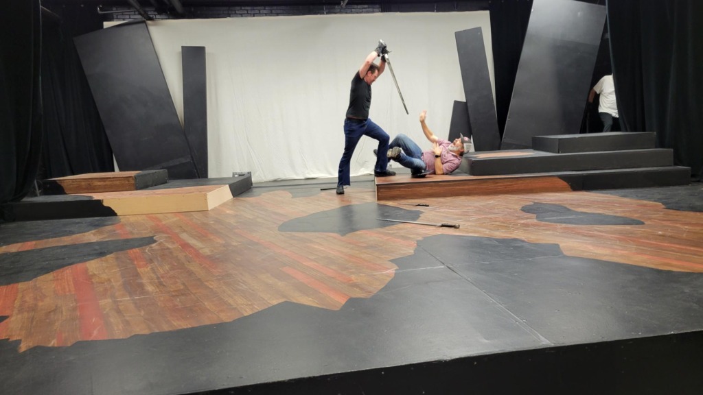 Henry IV in rehearsal 📷 Evan Crump