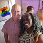 producing artistic director Tad Janes (left) with Rona Mensah (right)