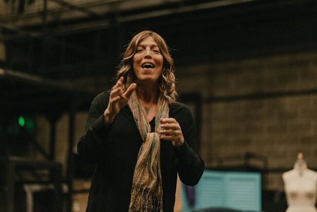 Nikki Ann Hartman rehearsing for Doll Parts... at The Voxel 📷 @kdoubleii www.kiirstnpagan.com