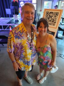 Rich Cole (board of trustees; left) with daughter Karli Cole (right)