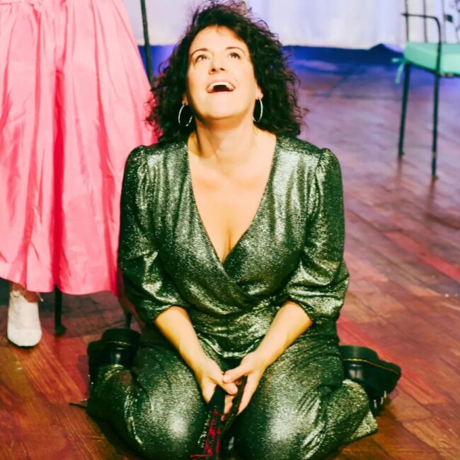 Gillian Shelly as Beatrice in Much Ado About Nothing at Ardeo Theatre Company 📷 Sam White