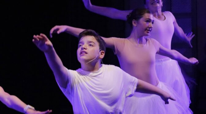 Luke DiBello as Billy Elliot in Billy Elliot at Children's Playhouse of Maryland 📷 Kelly Carlson