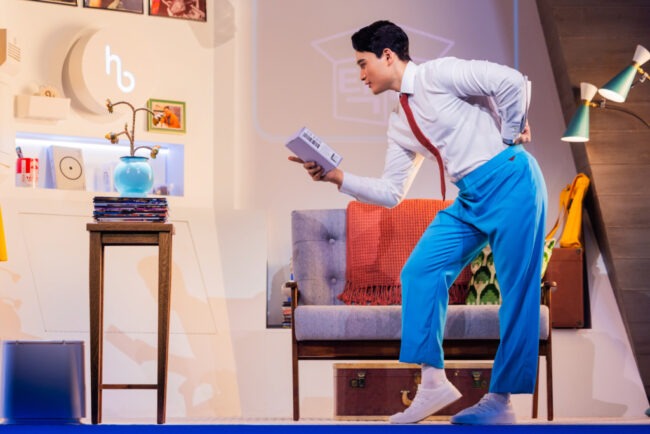 Steve Huynh as Oliver in the North American National Tour of Maybe Happy Ending đ· Evan Zimmerman