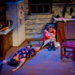 Alex Aspiazu (left) as Ellen and Willow Kyteler (right) as Kim in Where Dead Women Go to Dance at Theatre Prometheus 📷 Charlotte Hayes