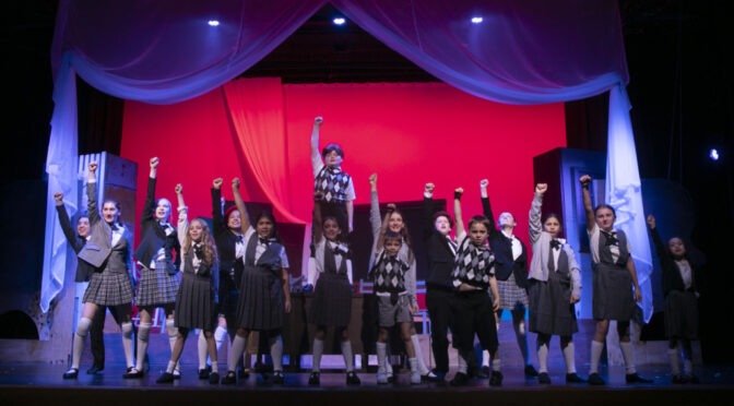 The Kid Ensemble of Matilda at Silhouette Stages 📷 Shealyn Jae Photography