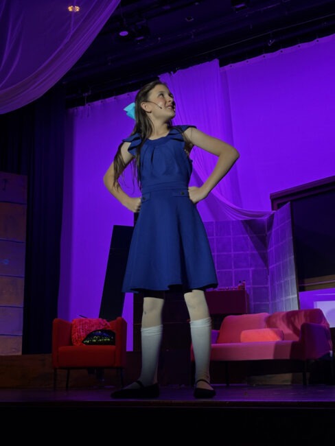 Mary Fliehman as Matilda in Matilda at Silhouette Stages đˇ Shealyn Jae Photography