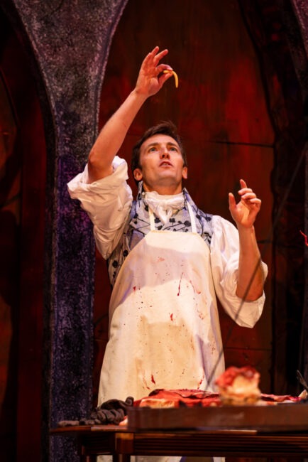 Vince Eisenson as Victor Frankenstein in Mary Shelley's Frankenstein at Chesapeake Shakespeare Company 📷 Kiirstn Pagan Photography