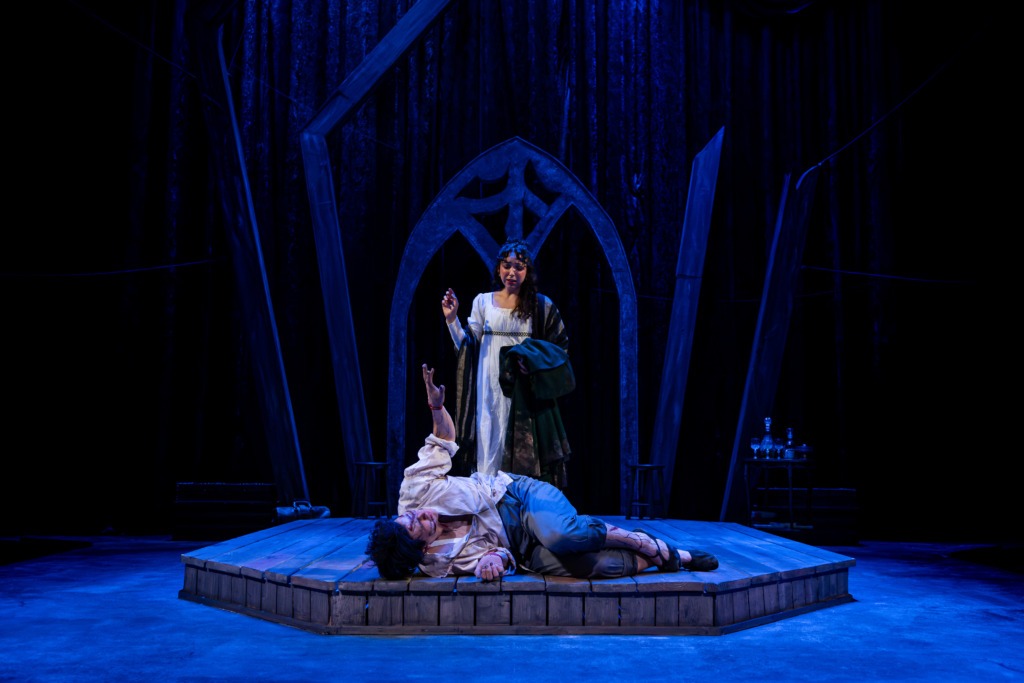 Fabiolla Da Silva and Joshua Williams in Mary Shelley's Frankenstein at Chesapeake Shakespeare Company 📷 Kiirstn Pagan Photography