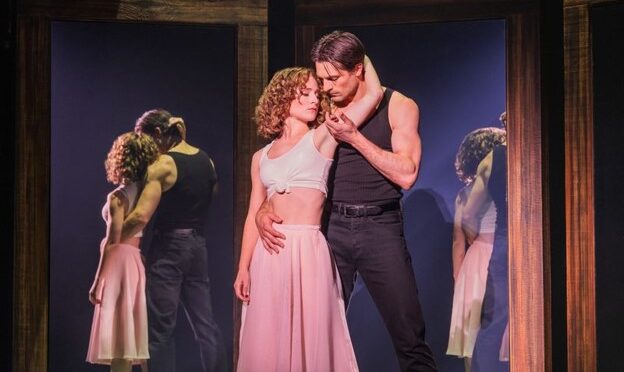 Annalese Starzec (Frances “Baby” Houseman) and Blake Zelesnikar (Johnny Castle). 📷Matthew Murphy
