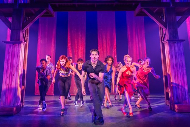 Blake Zelesnikar (Johnny Castle) and the company of Dirty Dancing 📷Matthew Murphy