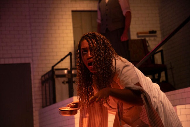 Danae Nick as Beggar Woman in Sweeney Todd at Vagabond Players 📷 Shealyn Jae Photography